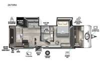 Ozark 2670RKX Floorplan Image