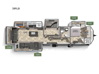 Puma Destination 38RLB Floorplan Image