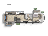 Puma Destination 38DEN Floorplan Image