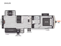 Arcadia Super Lite 294SLRD Floorplan Image