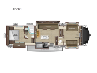 Open Range 376FBH Floorplan Image