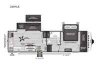 Cougar 260MLE Floorplan Image