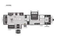 Cougar 355FBS Floorplan