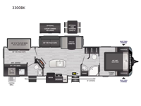 Passport GT 3300BK Floorplan Image