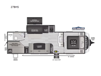 Cougar 27BHS Floorplan Image
