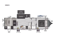 Cougar Half-Ton 30BHS Floorplan