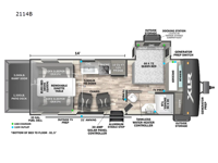 XLR Boost 2114B Floorplan