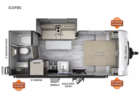 Flagstaff E-Pro E20FBS Floorplan Image