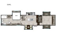 Chaparral 334FL Floorplan