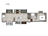 Chaparral 367BH Floorplan Image