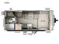 Flagstaff E-Pro E19BH Floorplan Image