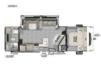 Wildwood Platinum 26RBSX Floorplan Image