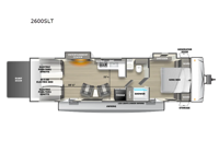 Stealth 2600SLT Floorplan Image