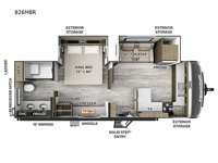 Flagstaff Classic 826MBR Floorplan Image