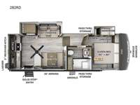 Flagstaff Classic 282RD Floorplan Image