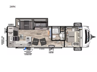 Vibe 26RK Floorplan Image