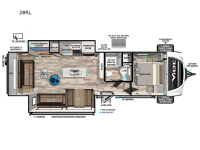 Vibe 28RL Floorplan