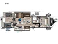 Vibe 34BH Floorplan