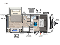 Vibe 17RS Floorplan Image