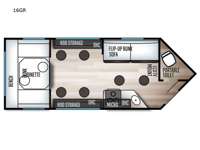 Cherokee Ice Cave 16GR Floorplan Image