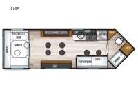 Cherokee Ice Cave 21GP Floorplan Image