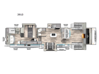 Cherokee Arctic Wolf Suite 3910 Floorplan Image