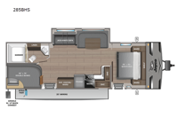 Jay Flight 285BHS Floorplan Image