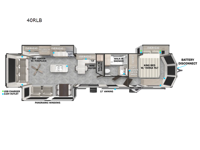 Salem Villa Series 40RLB Floorplan Image