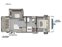 Salem Cruise Lite 24RLXL Floorplan Image