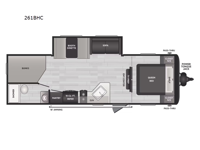 Springdale Classic 261BHC Floorplan Image