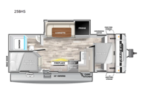 Tracer 25BHS Floorplan Image