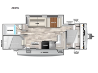 Tracer 28BHS Floorplan Image