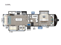 Blackthorn 3100RL Floorplan