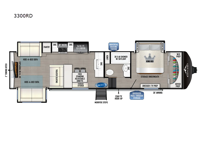 Blackthorn 3300RD Floorplan
