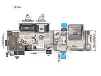 Salem Hemisphere 295BH Floorplan Image