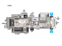 Salem Hemisphere 308RL Floorplan