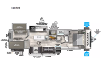Salem Hemisphere 310BHI Floorplan