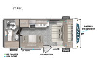 Salem Cruise Lite Platinum 171RBXL Floorplan Image