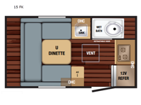 Bushwhacker Plus 15 FK Floorplan Image