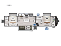 Ahara 390DS Floorplan Image