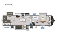 Ahara 378BH-OK Floorplan Image