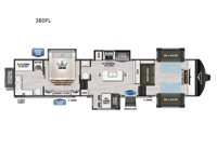 Ahara 380FL Floorplan Image