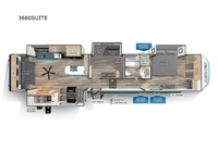 Cherokee Arctic Wolf Suite 3660 Floorplan Image