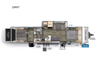 Cherokee Grey Wolf 29RRT Floorplan Image