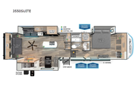 Cherokee Arctic Wolf Suite 3550 Floorplan Image