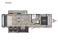 Zinger ZR292RE Floorplan Image