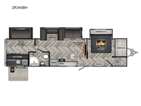 Zinger ZR340BH Floorplan Image