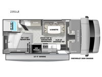 Forester LE 2351LE Chevy Floorplan Image