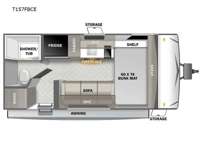 Wildwood Select T157FBCE Floorplan Image