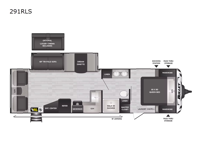 Bullet 291RLS Floorplan Image